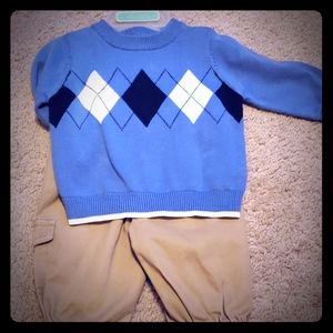 Boy's sweater outfit